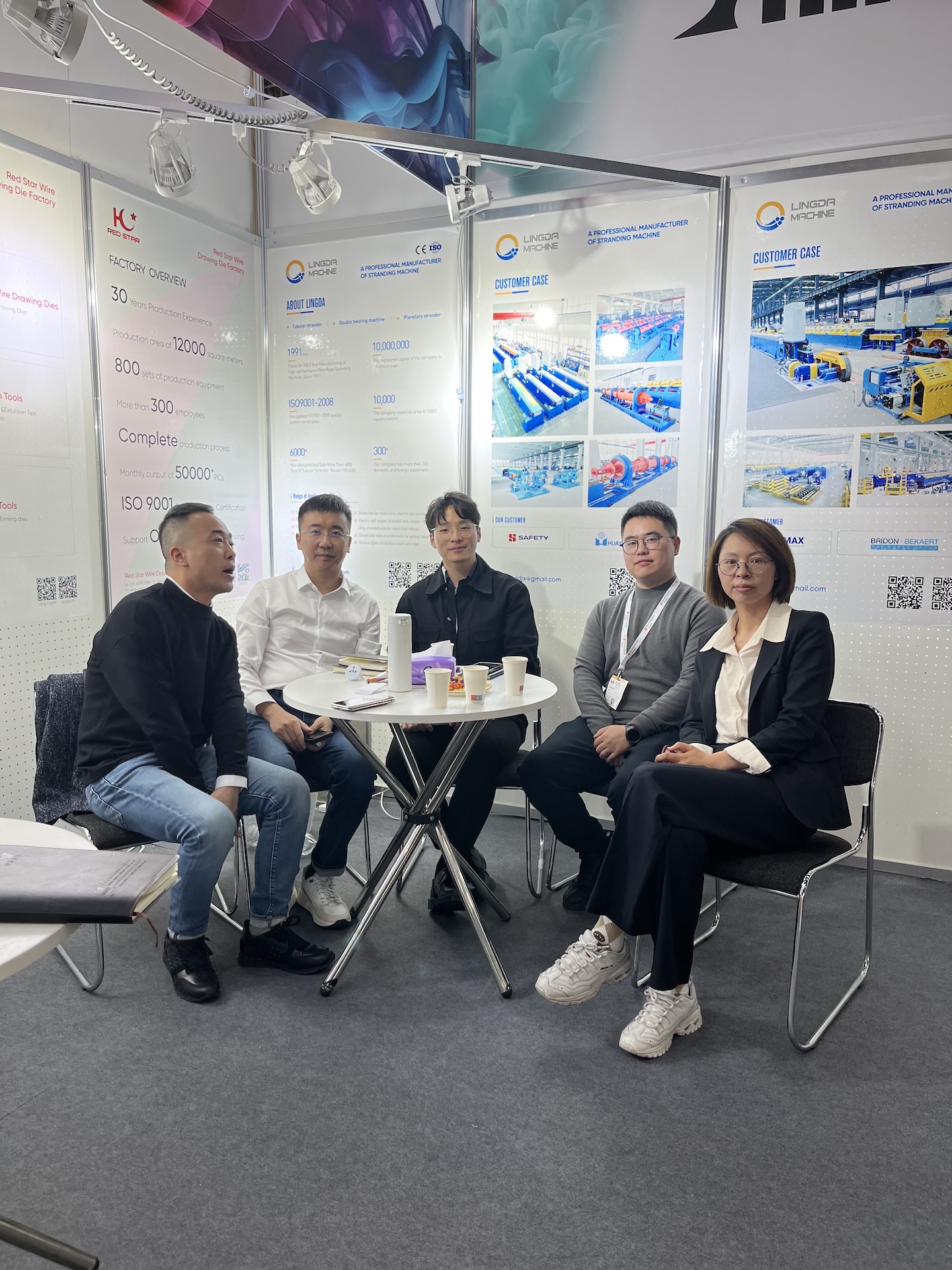 Red Star Wire Drawing Die Factory at the Thailand Bangkok Wire Exhibition